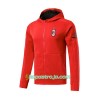 AC Milan Träningsjacka Hood 2017-18 Röd